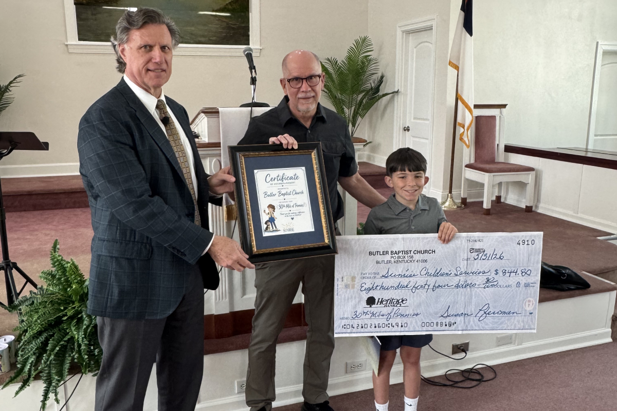 Butler Baptist Church Celebrates 30 Miles of Pennies and Three Decades of Faithful Support