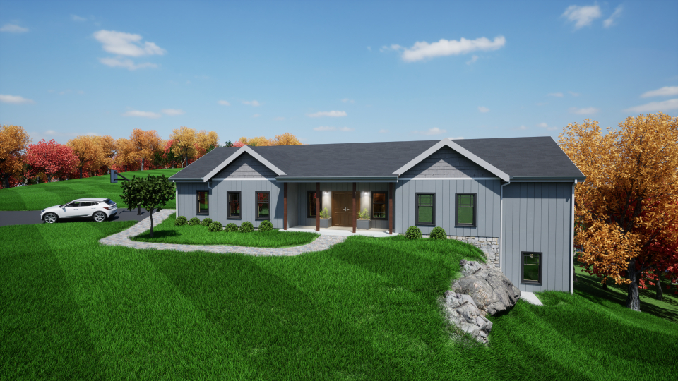 Rendering of the Solid Rock Children’s Ranch community