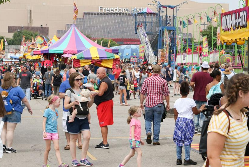 The midway at the Kentucky State Fair. (State Fair photo)